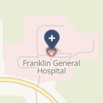 Franklin General Hospital on map