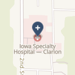 Iowa Specialty Hospital-Clarion on map