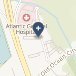Atlantic General Hospital on map