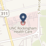 Unc Rockingham on map