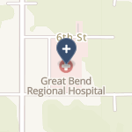Great Bend Regional Hospital on map