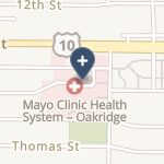 Mayo Clinic Health System-Oakridge on map