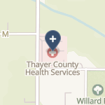 Thayer County Health Services on map