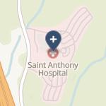 St Anthony Hospital on map