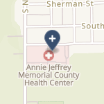 Annie Jeffrey Memorial County Health Center on map