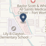 Baylor Surgical Hospital At Fort Worth on map