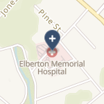 Elbert Memorial Hospital on map