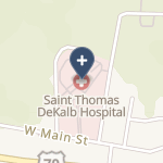 Saint Thomas Dekalb Hospital on map