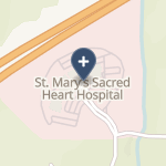 St Mary's Sacred Heart Hospital, Inc on map