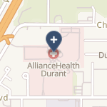 Alliancehealth Durant on map