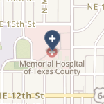 Memorial Hospital Of Texas County Authority on map