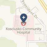 Kosciusko Community Hospital on map