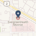 Evergreen Health Monroe on map
