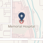 Bakersfield Memorial Hospital on map