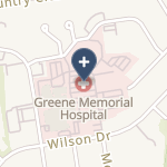 Greene Memorial Hospital on map