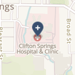 Clifton Springs Hospital And Clinic on map