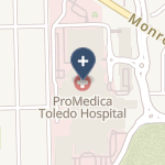 Toledo Hospital The on map