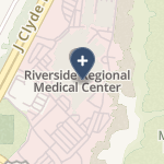 Riverside Regional Medical Center on map