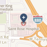 St Rose Hospital on map