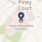 Inova Alexandria Hospital on map
