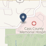 Cass County Memorial Hospital on map