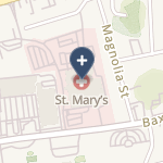 St Mary's Hospital on map