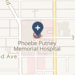 Phoebe Putney Memorial Hospital on map