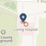 Loring Hospital on map