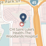 St Luke's The Woodlands Hospital on map