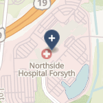 Northside Hospital Forsyth on map