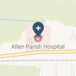 Allen Parish Hospital on map