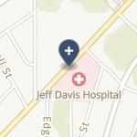 Jeff Davis Hospital on map