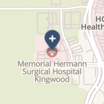 Memorial Hermann Surgical Hospital Kingwood on map