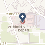 John d Archbold Memorial Hospital on map