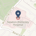 Newton-Wellesley Hospital on map