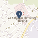 Geisinger-Bloomsburg Hospital on map