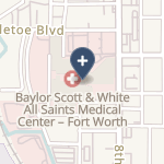 Baylor Scott And White All Saints Medical Center on map
