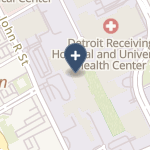 Harper University Hospital on map