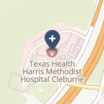 Texas Health Harris Methodist Hospital Cleburne on map