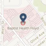 Baptist Health Floyd on map