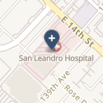 San Leandro Hospital on map
