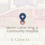 Martin Luther King, Jr.Community Hospital on map