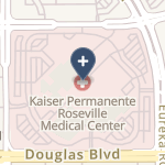 Kaiser Foundation Hospital - Roseville on map