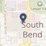 Memorial Hospital Of South Bend on map