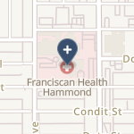 Franciscan Health Hammond on map