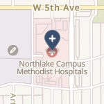 Methodist Hospitals Inc on map