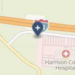Harrison County Hospital on map