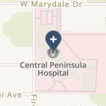 Central Peninsula General Hospital on map