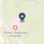 Fannin Regional Hospital on map