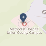 Methodist Hospital Union County on map